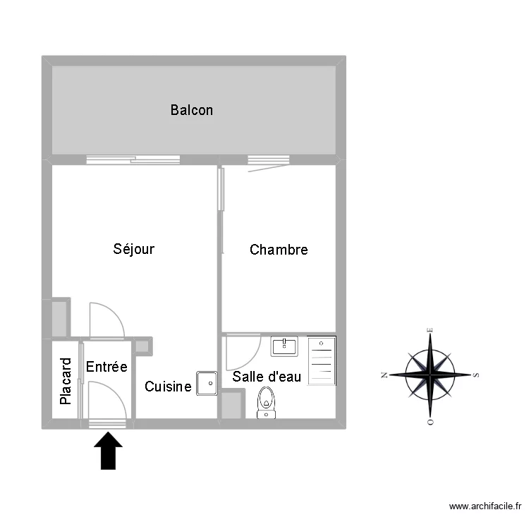 51925 KABACHI. Plan de 9 et 43 m² 51925 KABACHI. Plan de 9 et 43 m²