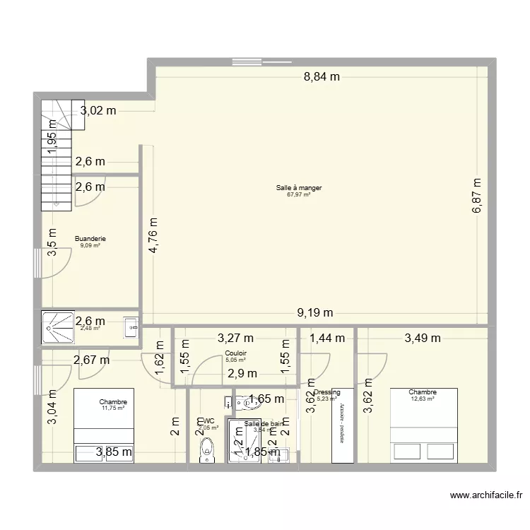 merville. Plan de 9 et 120 m² merville. Plan de 9 et 120 m²