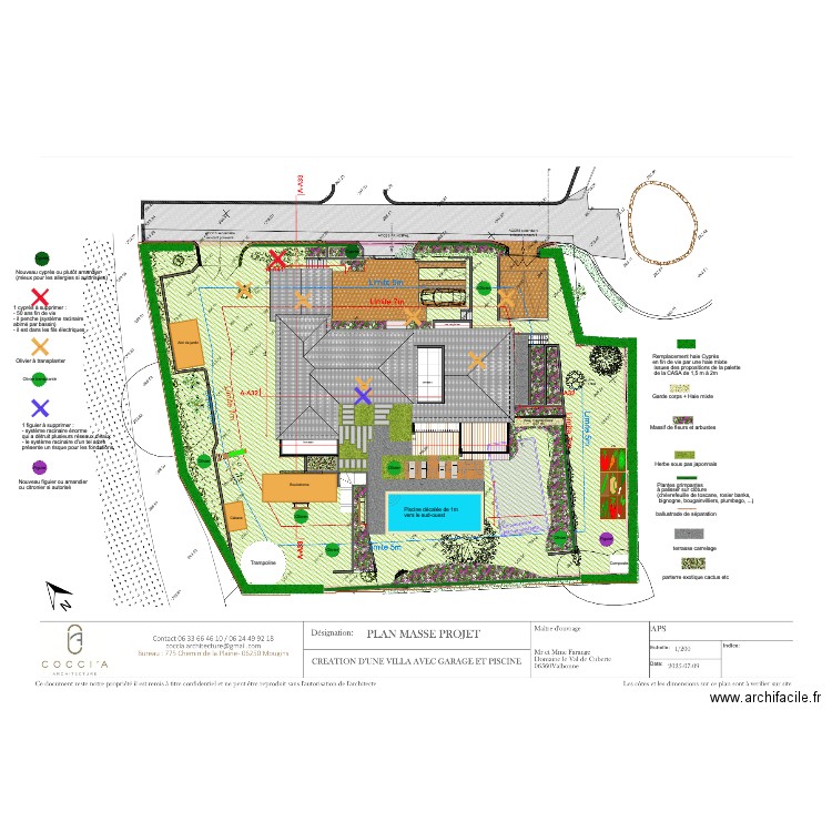 jardin val de cuberte. Plan de 0 pièce et 0 m2