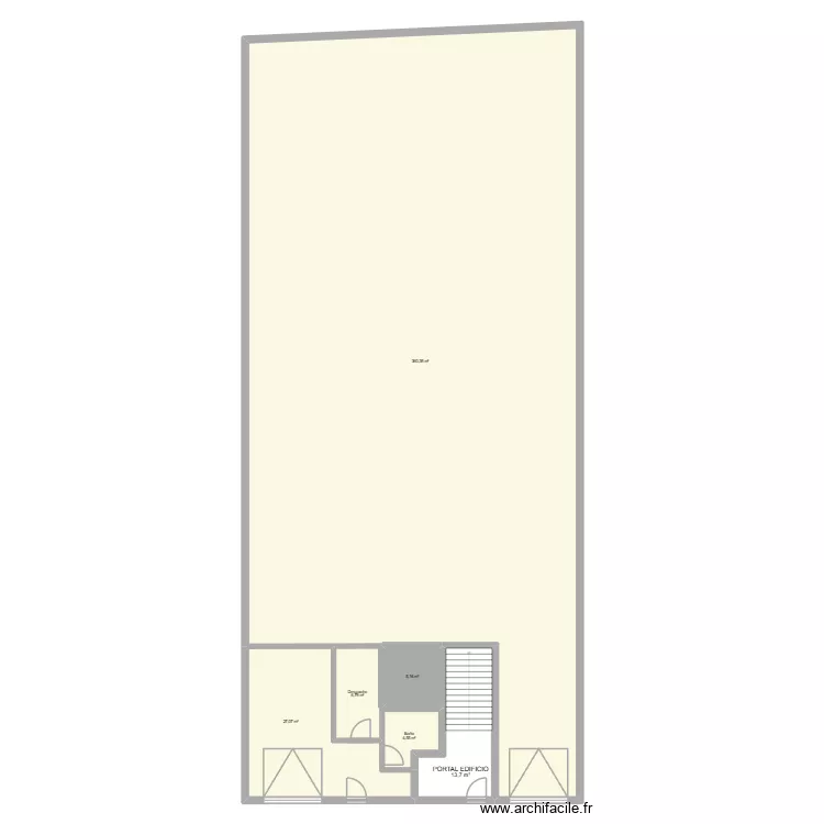 Vicente Camaron 22. Plan de 6 et 418 m² Vicente Camaron 22. Plan de 6 et 418 m²