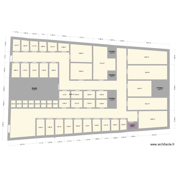 Local stockage St-Vall2. Plan de 0 pièce et 0 m2