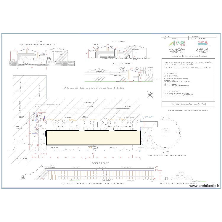 spruytte. Plan de 2 pièces et 686 m2