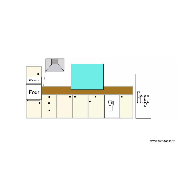 cuisine. Plan de cuisine. Plan de