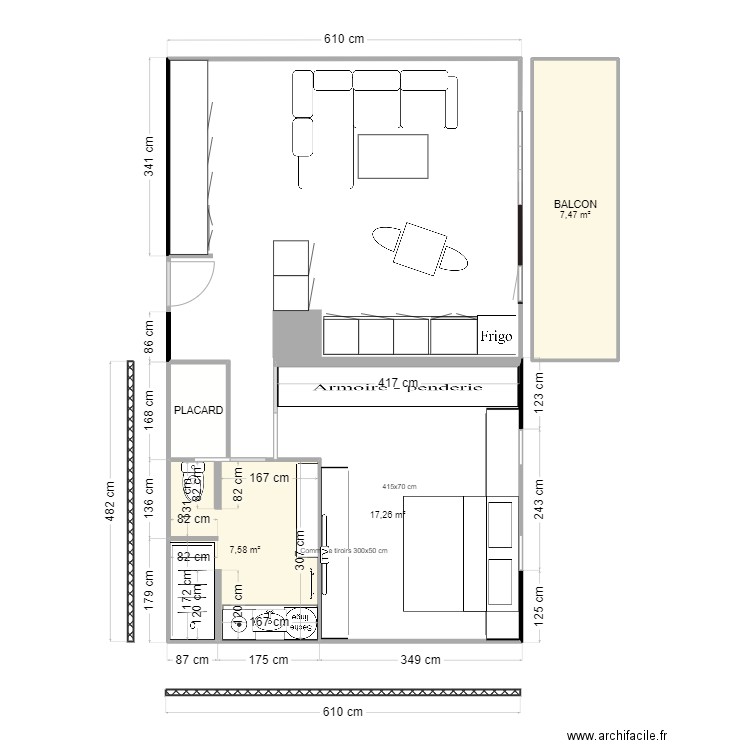 MODIF. Plan de 0 pièce et 0 m2