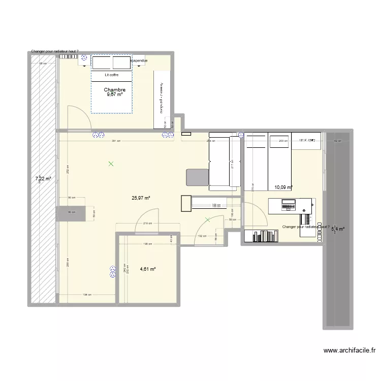 Appartement. Plan de 