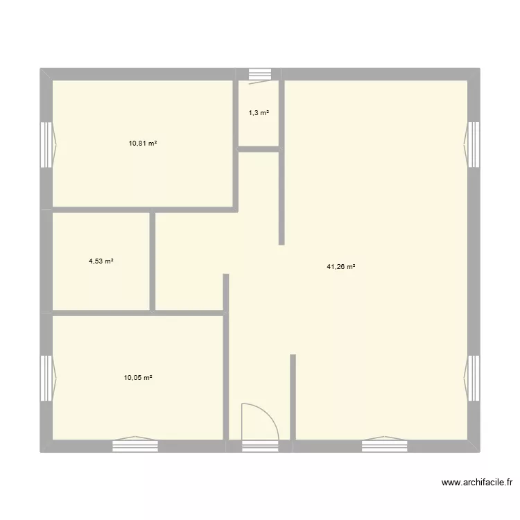 maison 2. Plan de 5 Pièces et 68 m² maison 2. Plan de 5 Pièces et 68 m²