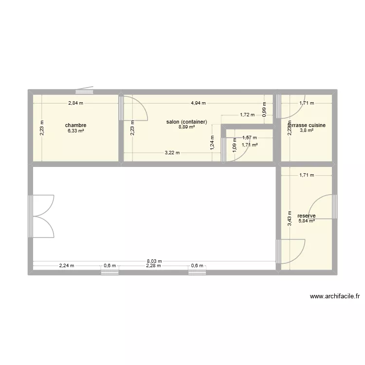 projet économat UTB Zoulabot2. Plan de 5 et 27 m² projet économat UTB Zoulabot2. Plan de 5 et 27 m²