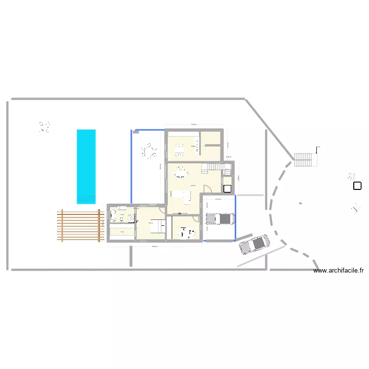 PROJET 8. Plan de 12  et 187 m²