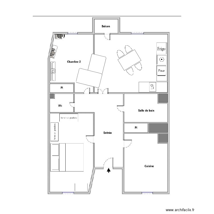 Futur appart. Plan de 0 pièce et 0 m2