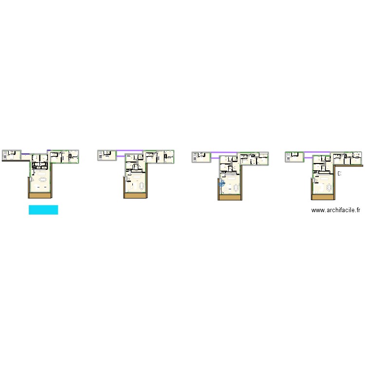 maison la sabine V7. Plan de 63 pièces et 1201 m2
