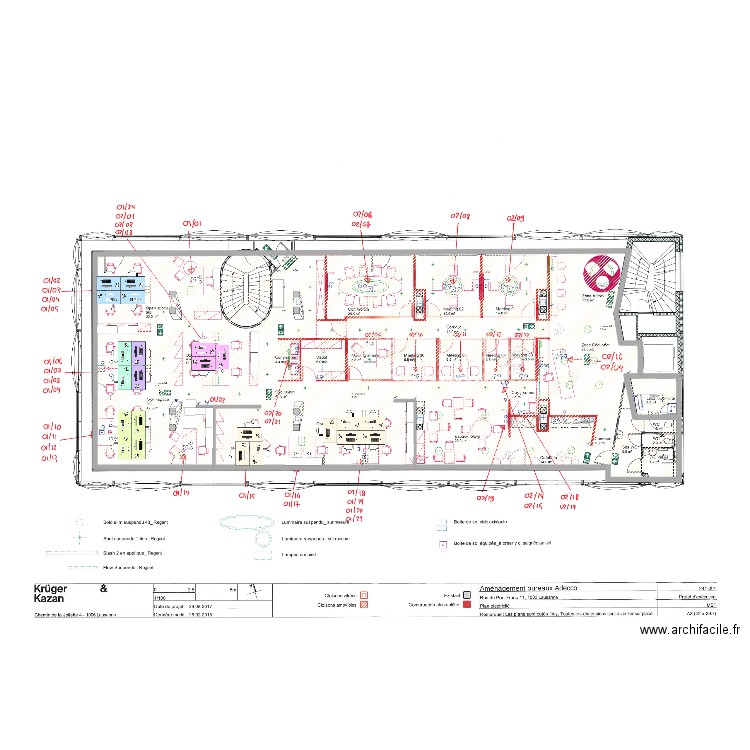 LS Flon - Option finale 1. Plan de 2 pièces et 389 m2