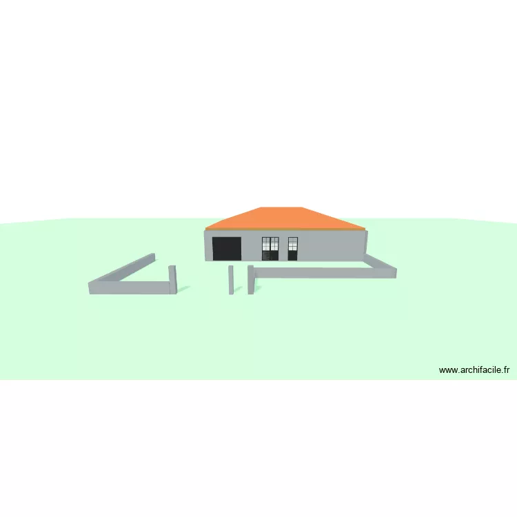 CLOTURE 1. Plan de 1 et 117 m² CLOTURE 1. Plan de 1 et 117 m²