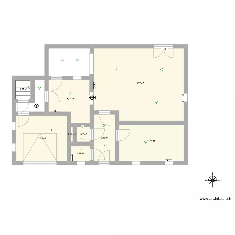 maison. Plan de maison. Plan de