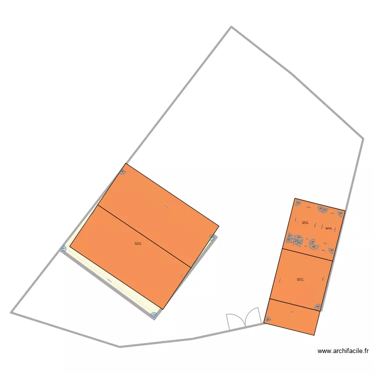 GARAGE. Plan de 4 et 142 m² GARAGE. Plan de 4 et 142 m²