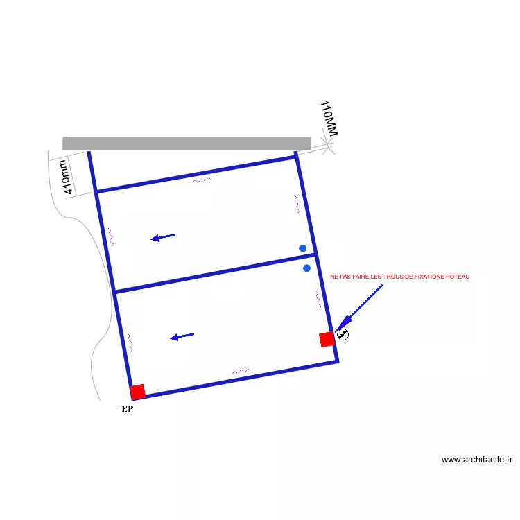 LABORIE Prise de mesure. Plan de 