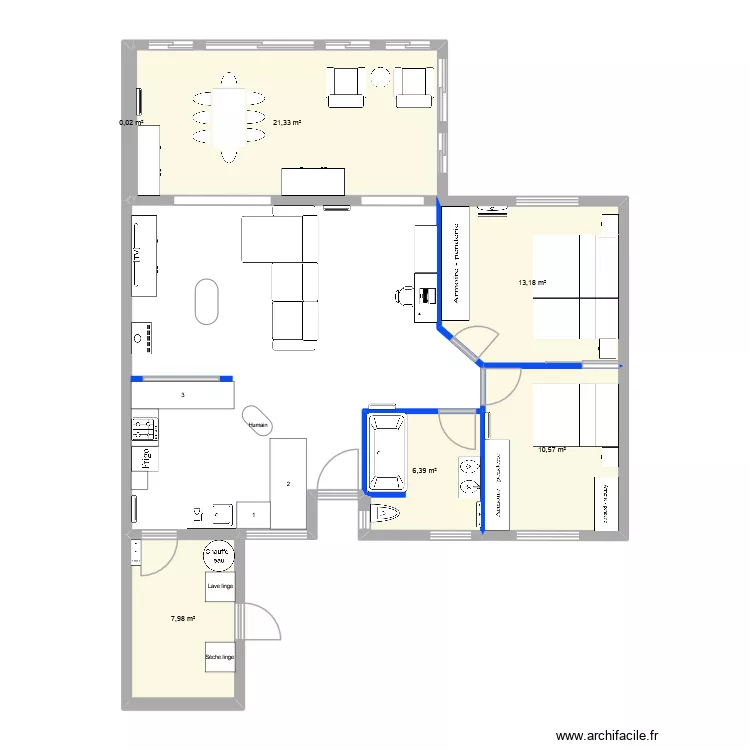 Maison folgoet final. Plan de 6 et 59 m² Maison folgoet final. Plan de 6 et 59 m²