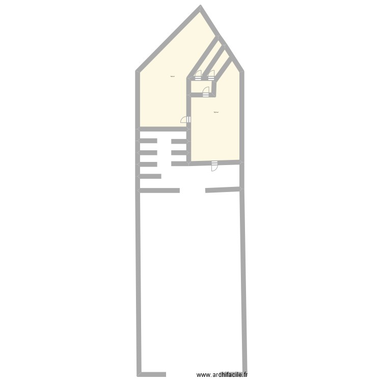 jules. Plan de 2 pièces et 156 m2