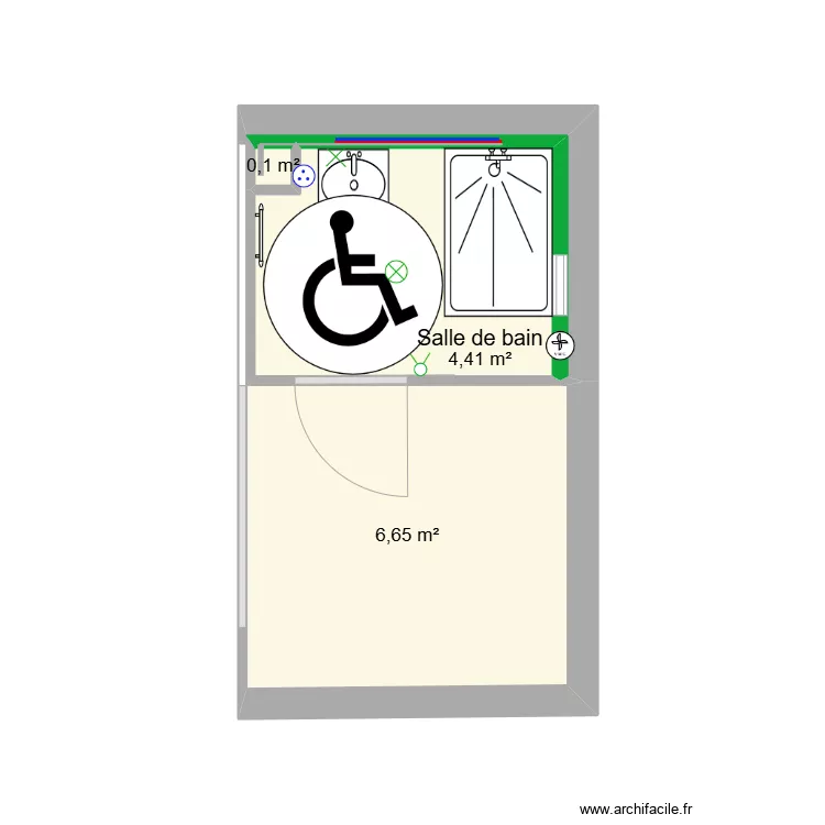 FAUVEL CLAUDE. Plan de 