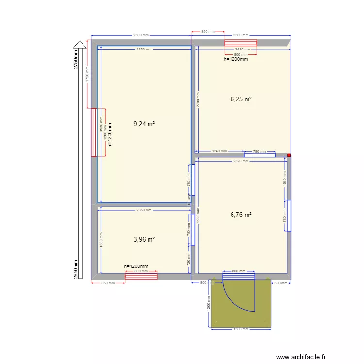 Пушкино 2м. Plan de 