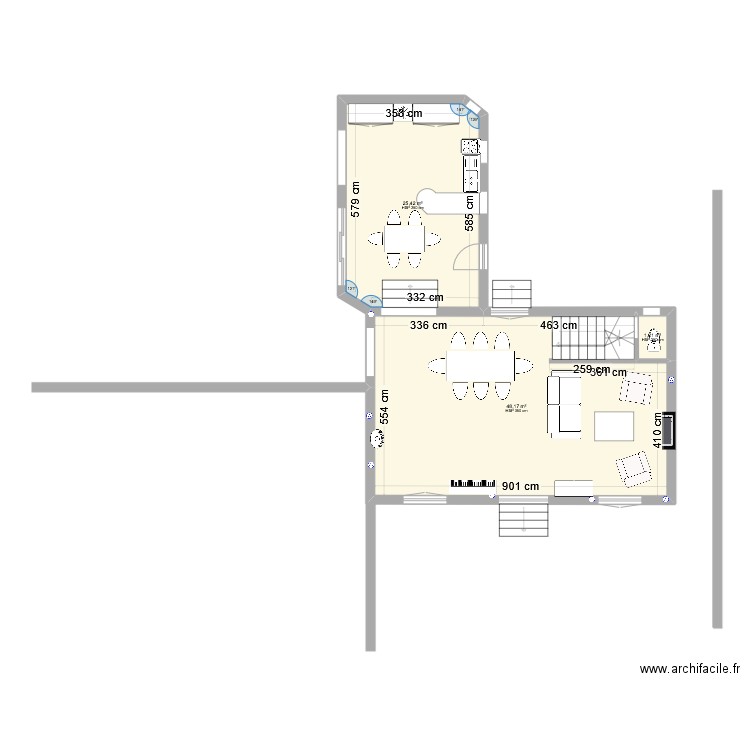 RDC Serpolette. Plan de 0 pièce et 0 m2