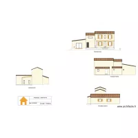 Plan fa&ccedil;ade avant projet