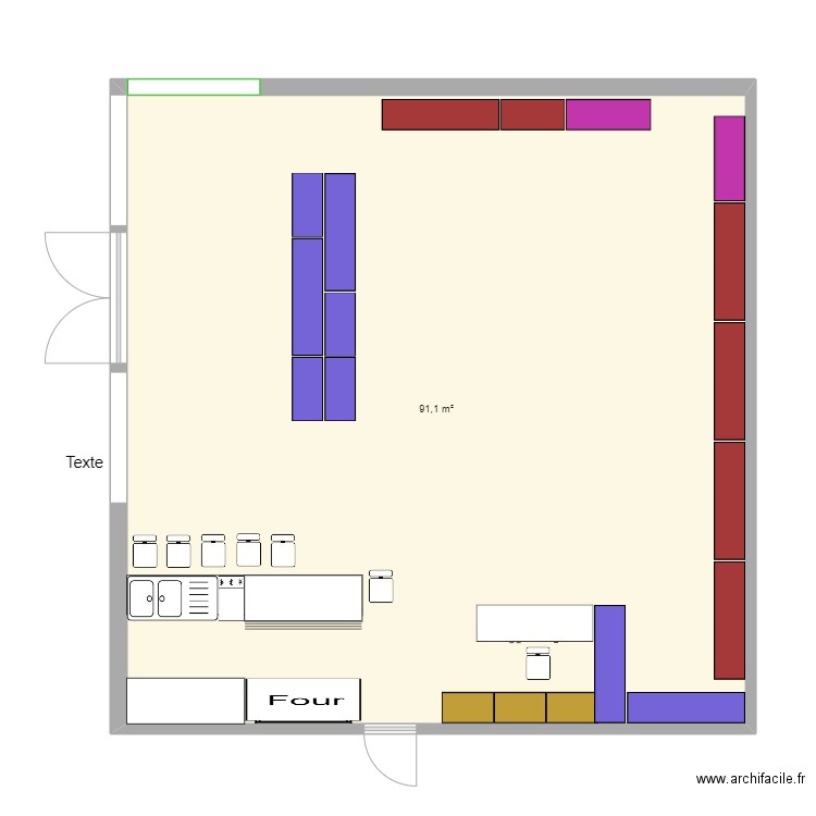 zone commercial bb. Plan de 0 pièce et 0 m2
