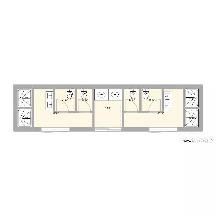 club house. Plan de club house. Plan de