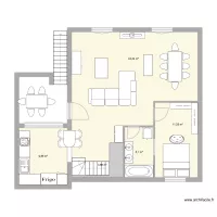 RDC apr&egrave;s travaux option 2