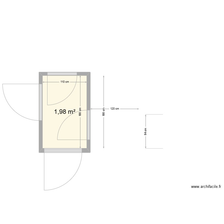 SDB JCB 3. Plan de 0 pièce et 0 m2