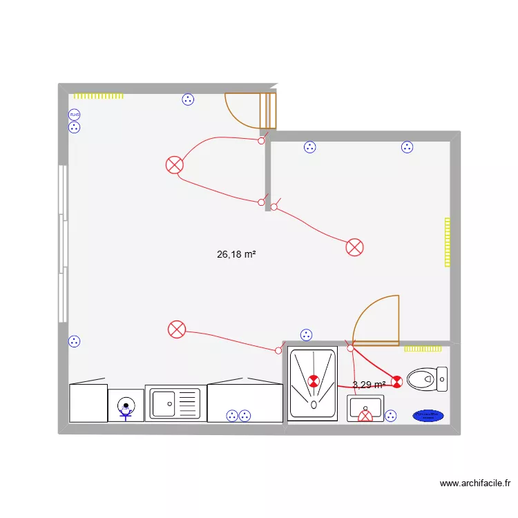 THIN SECTION LAB. Plan de 2 et 29 m² THIN SECTION LAB. Plan de 2 et 29 m²