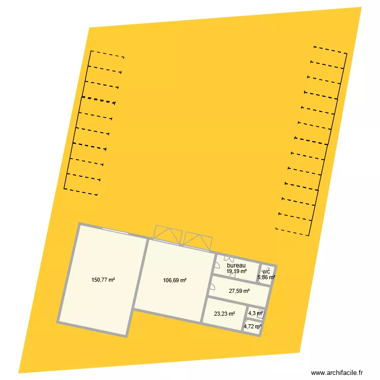 EDF 150 +150. Plan de 8 et 342 m² EDF 150 +150. Plan de 8 et 342 m²