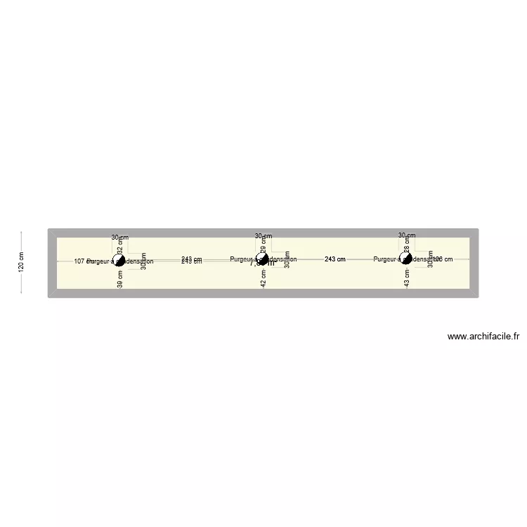MUR ERABLES CAROTTAGES . Plan de 