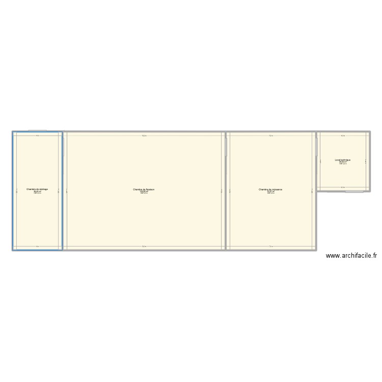 Chambre Arnoux . Plan de 4 pièces et 256 m2