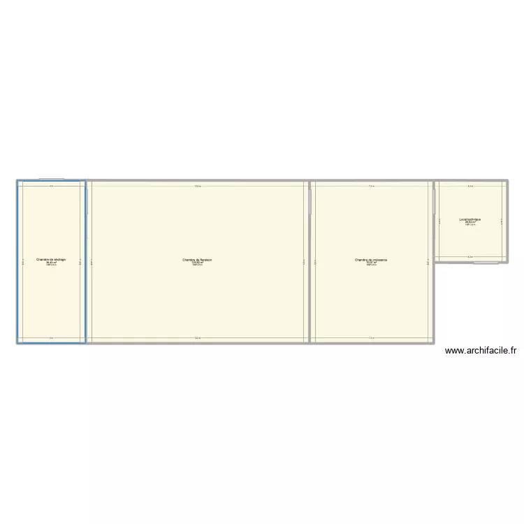 Chambre Arnoux . Plan de 