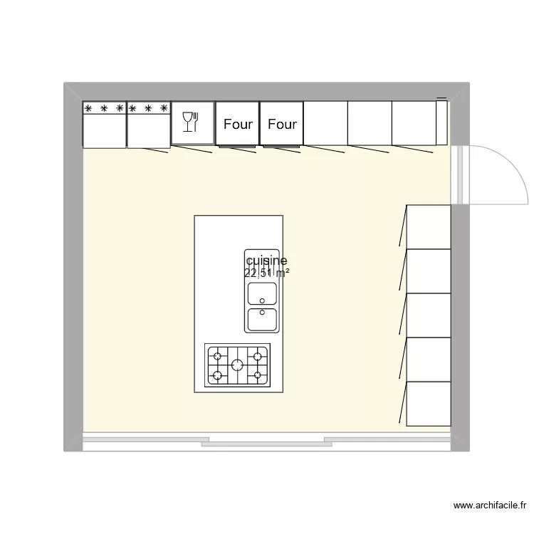 cuisine. Plan de cuisine. Plan de