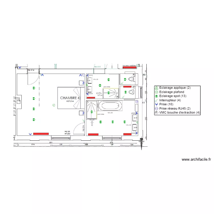 1ER Chambre 4. Plan de 1ER Chambre 4. Plan de