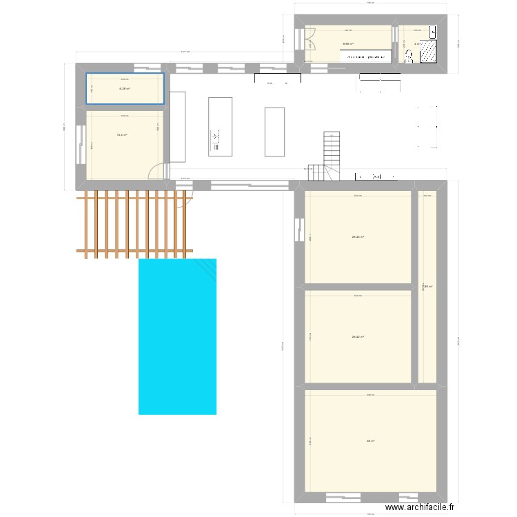 projet. Plan de 0 pièce et 0 m2