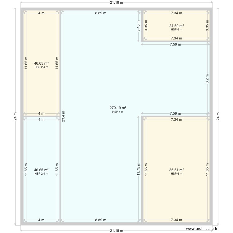 Plan Sci Existant. Plan de 0 pièce et 0 m2