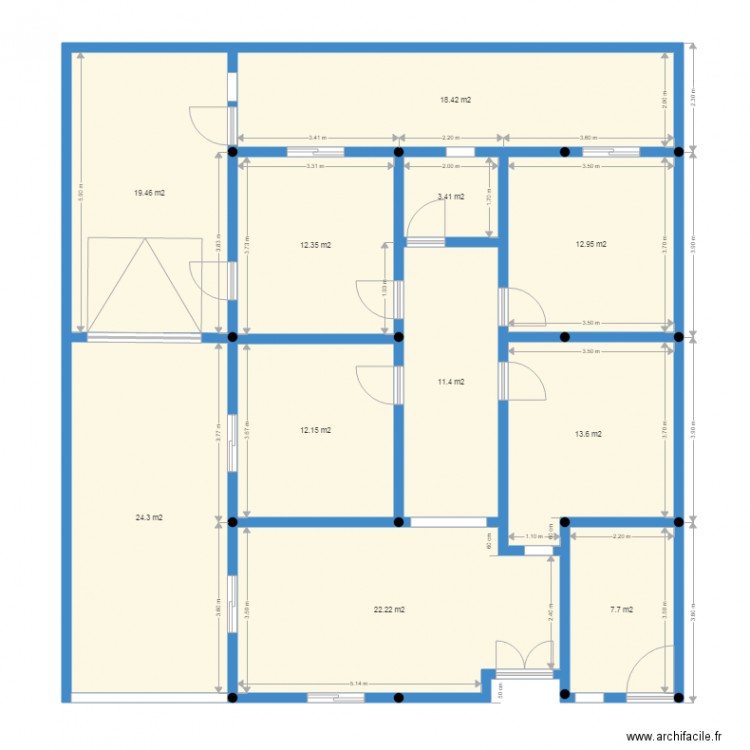 Habitation. Plan de 0 pièce et 0 m2