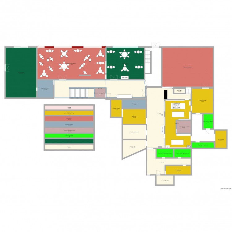 Hôtel Le Negresco. Plan de 0 pièce et 0 m2