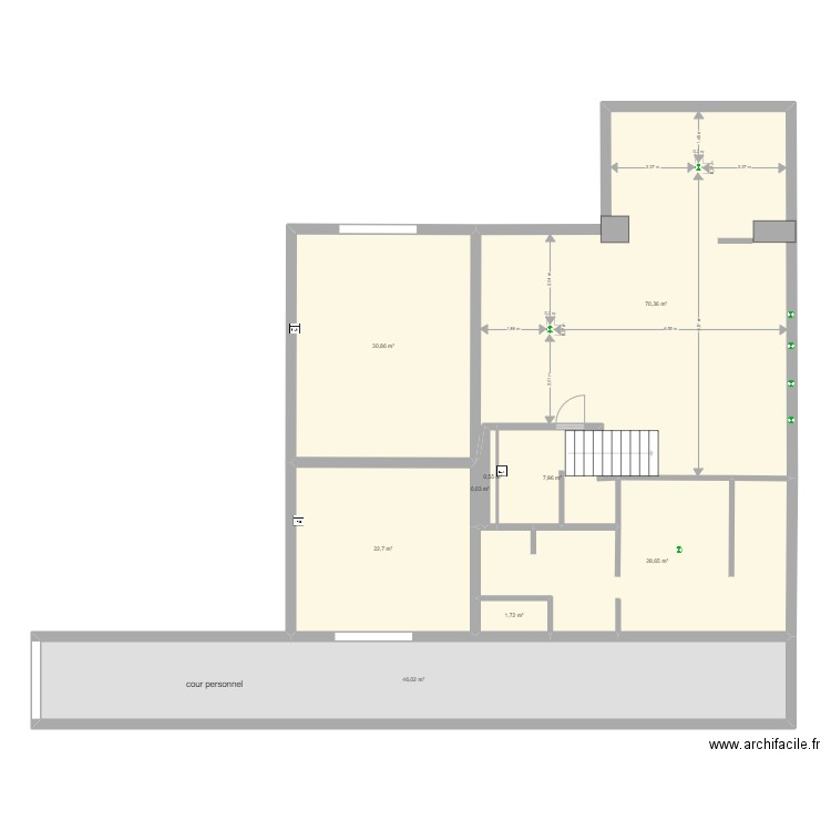 maison le cailar amenagement 7. Plan de 9 pièces et 209 m2