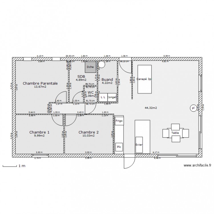 Plan 1a. Plan de 0 pièce et 0 m2
