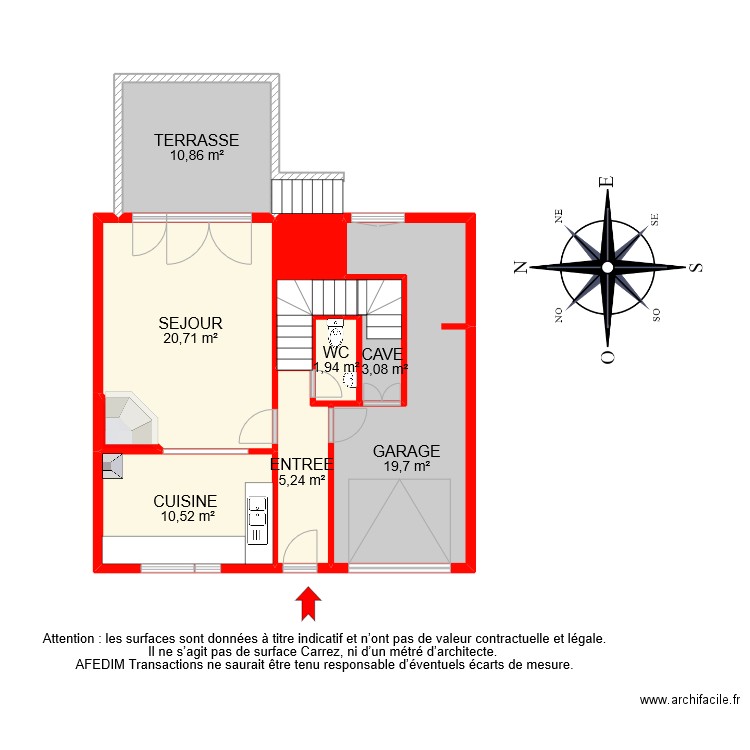 BI 8924 RDC . Plan de 0 pièce et 0 m2