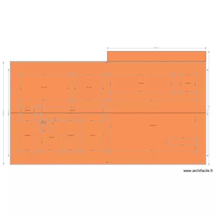 maison 2022 7 version modifiee avec toit . Plan de 
