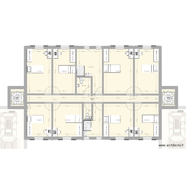 Maison Catherine. Plan de 0 pièce et 0 m2