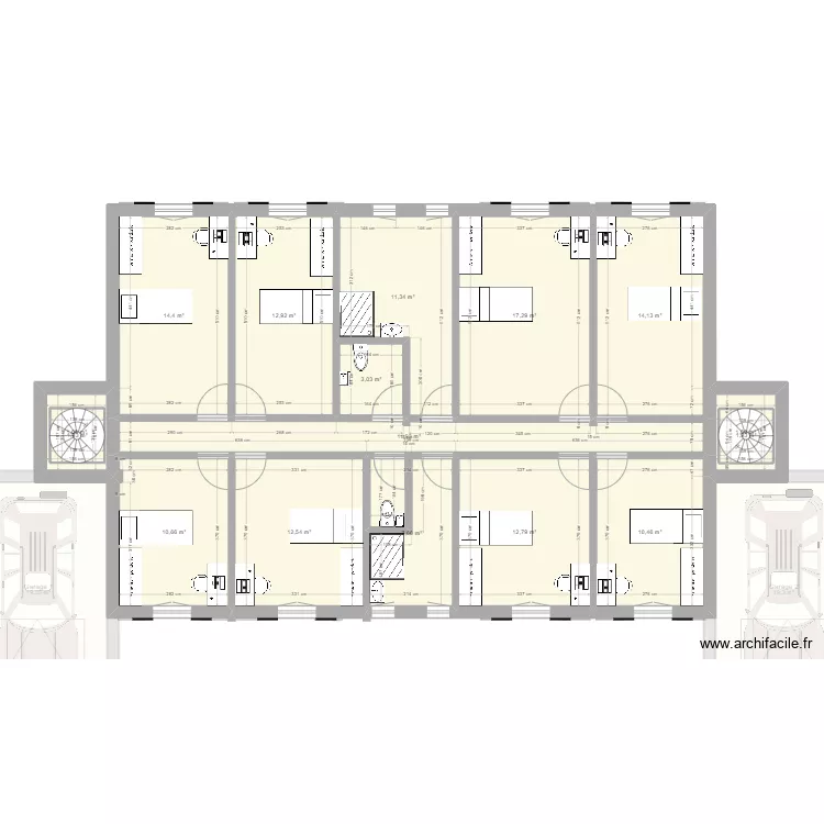 Maison Catherine. Plan de 