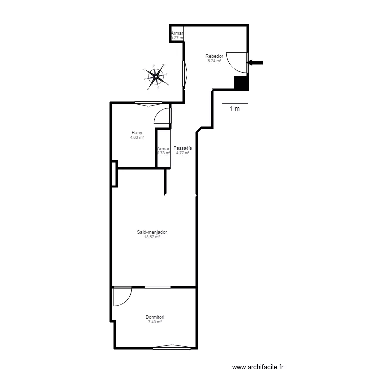ED SKI P 603 PAS DE LA CASA. Plan de 