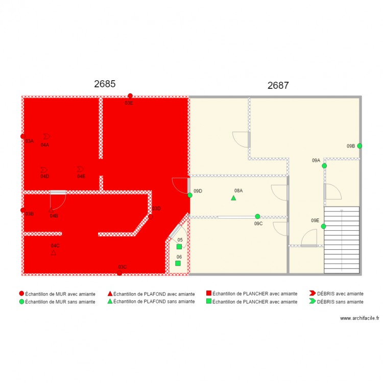 2685 87 st charles. Plan de 0 pièce et 0 m2