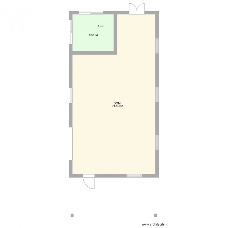 GARAGE 82M2 VAYLATS. Plan de 0 pièce et 0 m2