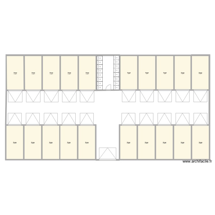 GARAGE BLEUETS. Plan de 0 pièce et 0 m2